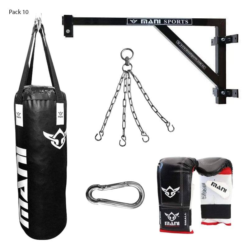 90cm 3ft Punching Bag, Fixed Wall Bracket, Mitts